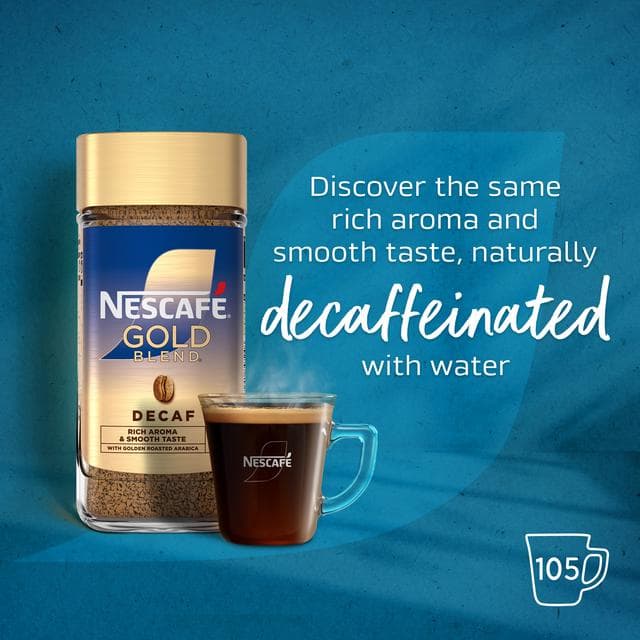 Nescafe Gold Blend Decaf Instant Coffee 190g - gallery image 3