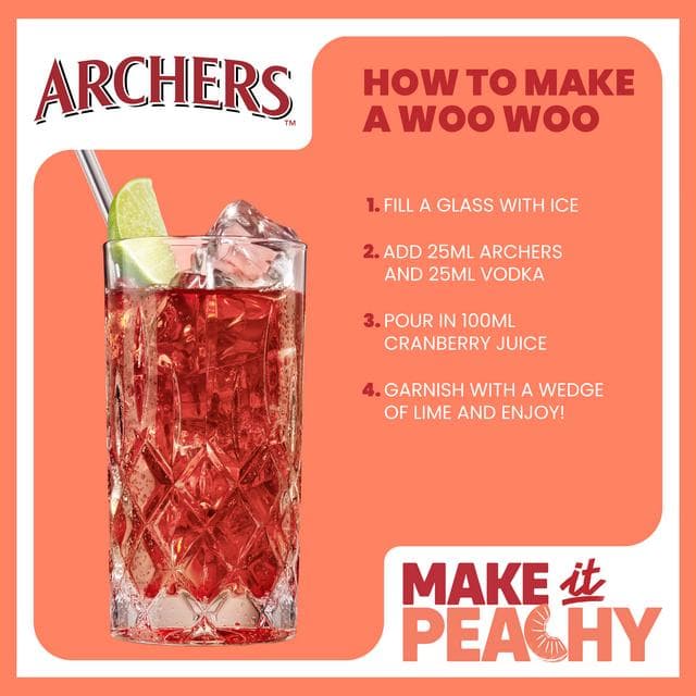 Archers Schnapps Liqueur 70cl - gallery image 6