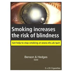 Benson & Hedges Gold King Size 5x20