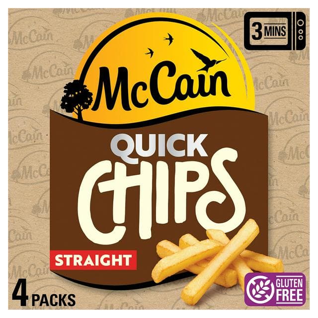 McCain Quick Chips Straight 4x100g - gallery image 1