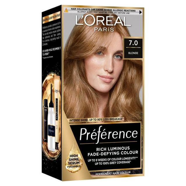 L'Oreal Paris Preference Permanent Hair Dye Vienna Blonde 7.0 - gallery image 1
