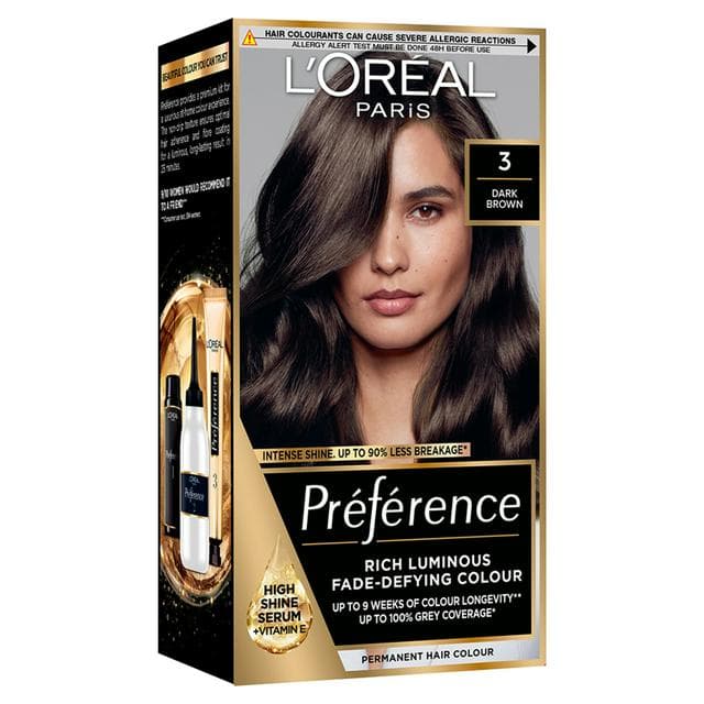 L'Oreal Paris Preference Permanent Hair Dye Brasilia Dark Brown 3.0 - gallery image 1