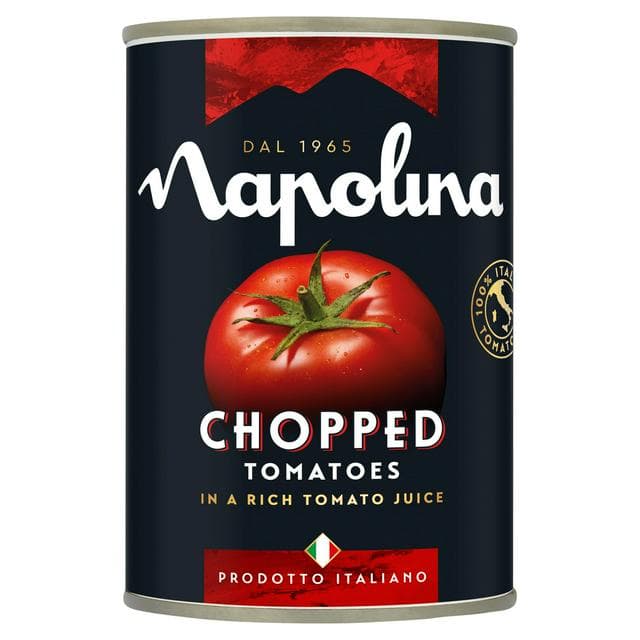 Napolina Chopped Tomatoes 400g - gallery image 1