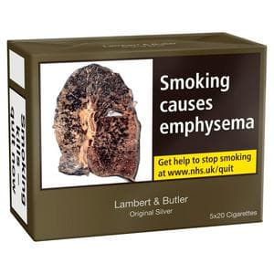 Lambert & Butler Original Silver 5x20 Cigarettes