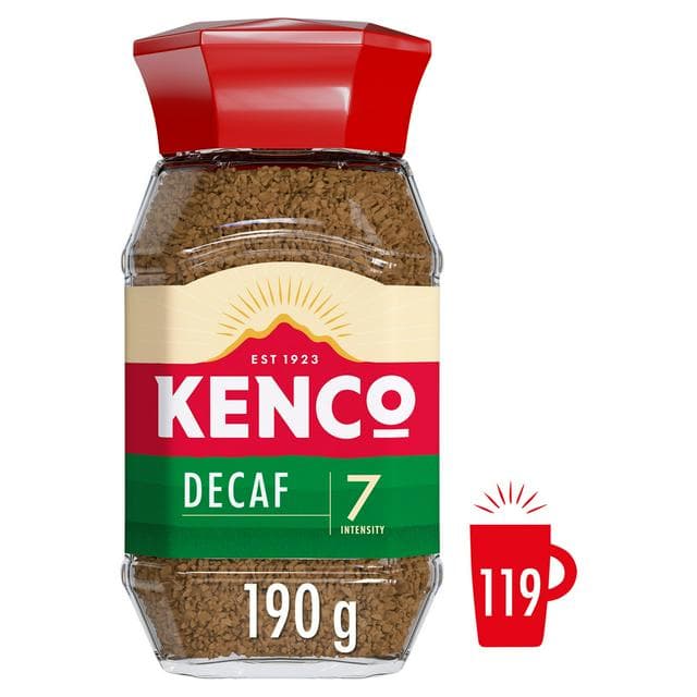 Kenco 190g Decaf Instant Coffee - gallery image 1