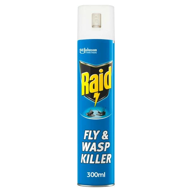 Raid Rapid Action Wasp Mosquito & Fly Killer Aerosol Spray 300ml - gallery image 1