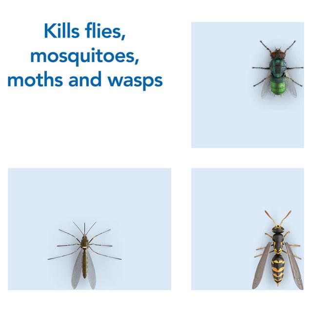 Raid Rapid Action Wasp Mosquito & Fly Killer Aerosol Spray 300ml - gallery image 3
