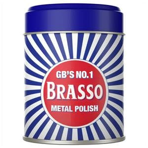 Brasso Longer Lasting Shine Metal Polish Wadding 75g