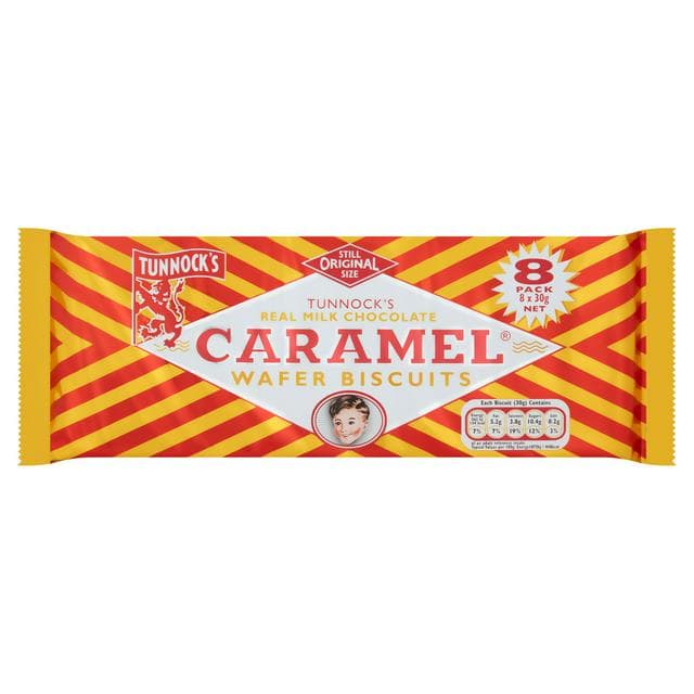 Tunnock's Caramel Wafers x8 - gallery image 1