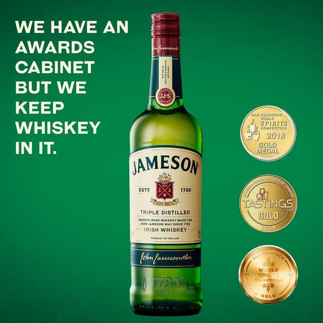Jameson Triple Distilled Blended Irish Whiskey 70cl - gallery image 3