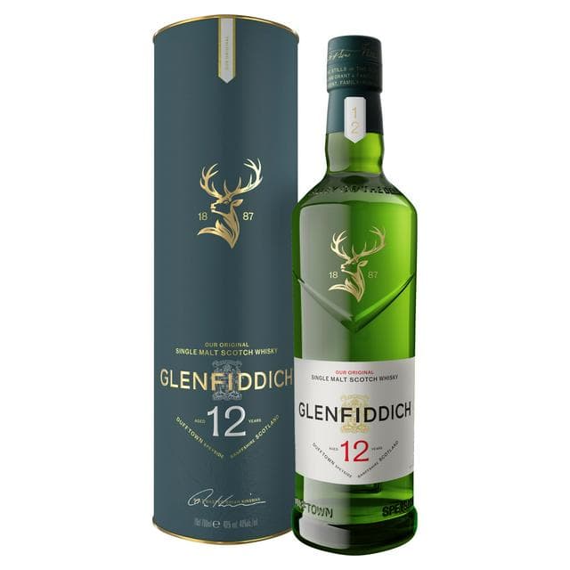 Glenfiddich 12 Year Old Single Malt Scotch Whisky 70cl - gallery image 1