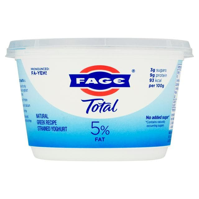 FAGE Total 5% Fat Natural Greek Recipe Strained Yoghurt 450g - gallery image 1