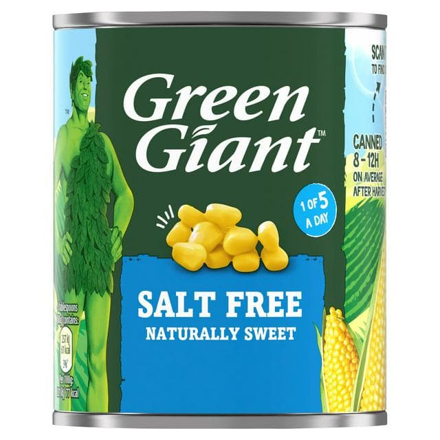 Green Giant Salt Free Sweet Corn 198g (165g*) - gallery image 1