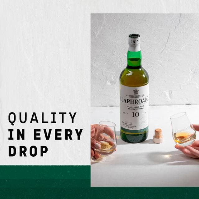 Laphroaig Islay Single Malt Scotch Whisky 10 Year Old 70cl - gallery image 5