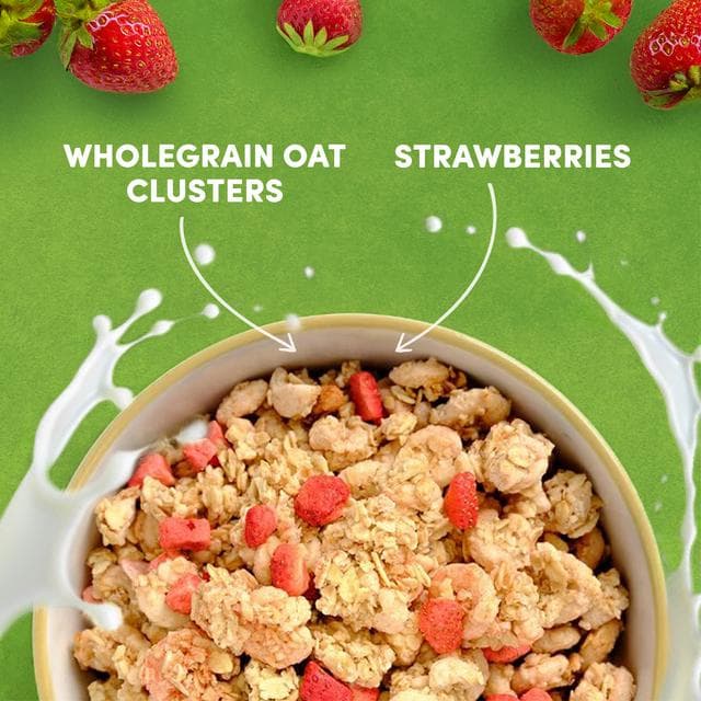 Jordans Country Crisp Sun Ripe Strawberry Breakfast Cereal 450g - gallery image 2