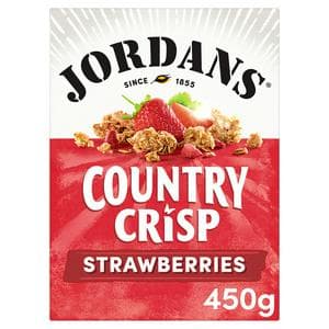 Jordans Country Crisp Sun Ripe Strawberry Breakfast Cereal 450g