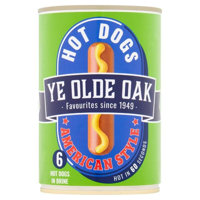 Ye Olde Oak US Style Hot Dogs x6 400g (200g*) - gallery image 1