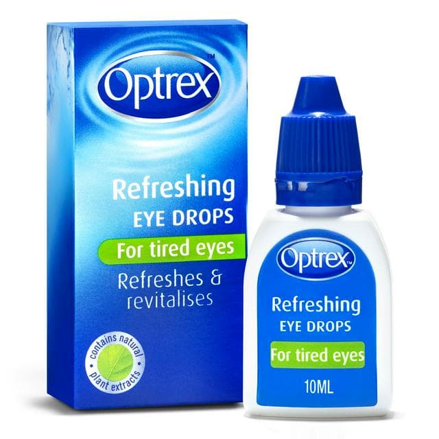 Optrex Refreshing Eye Drops for Tired Eyes 10ml - gallery image 1