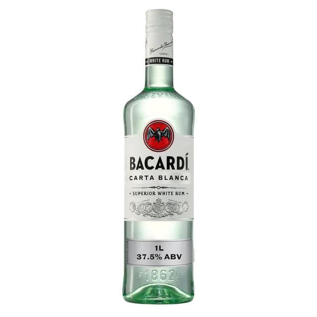 Bacardi Carta Blanca Superior White Rum 100cl - gallery image 1