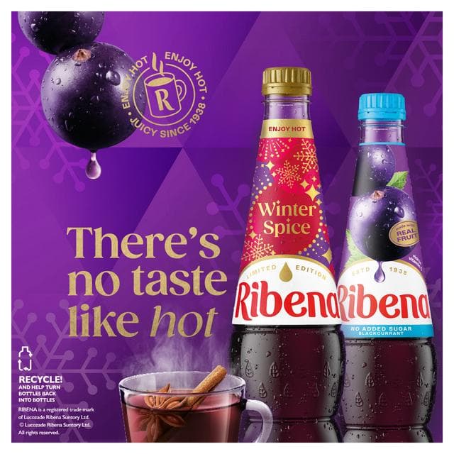 Ribena Blackcurrant Squash No Added Sugar 1.5L - gallery image 2