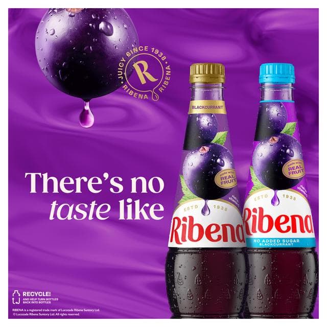 Ribena Blackcurrant Squash No Added Sugar 1.5L - gallery image 4