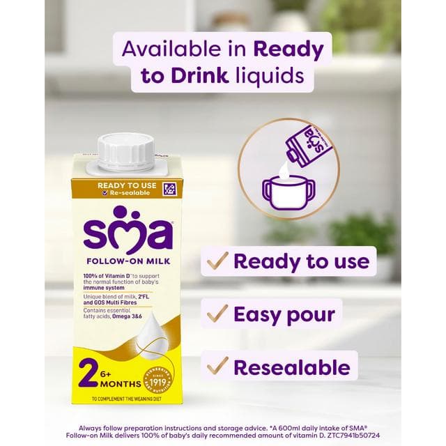 SMA Follow On Baby Milk Powder Formula 6-12 Months 800g - gallery image 5