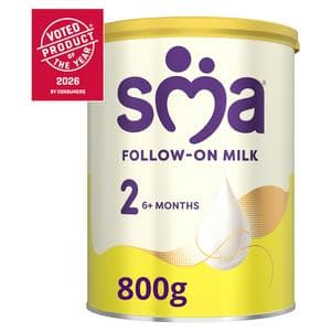 SMA Follow On Baby Milk Powder Formula 6-12 Months 800g