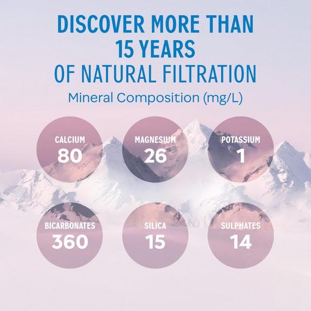 Evian Natural Bottled Mineral Still Water 6x1.5L - gallery image 4
