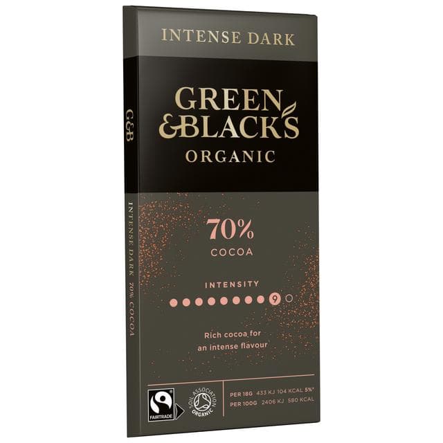 Green & Black's 90g Organic 70% Dark Chocolate Bar - gallery image 6