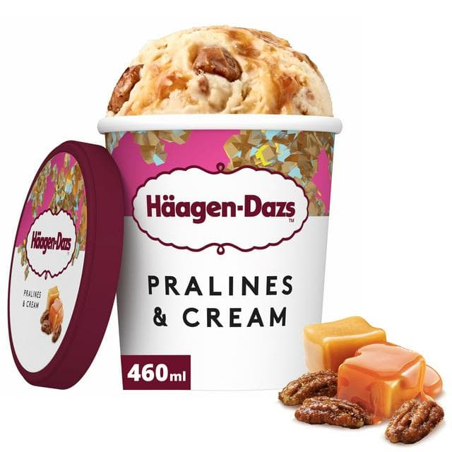 Haagen-Dazs Pralines & Cream Ice Cream 460ml - gallery image 1