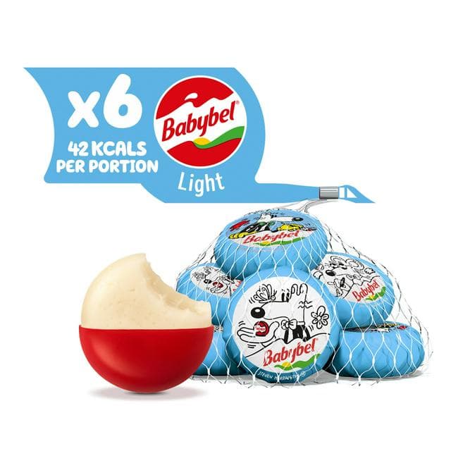 Mini Babybel Light Cheese Snacks 6x20g - gallery image 1