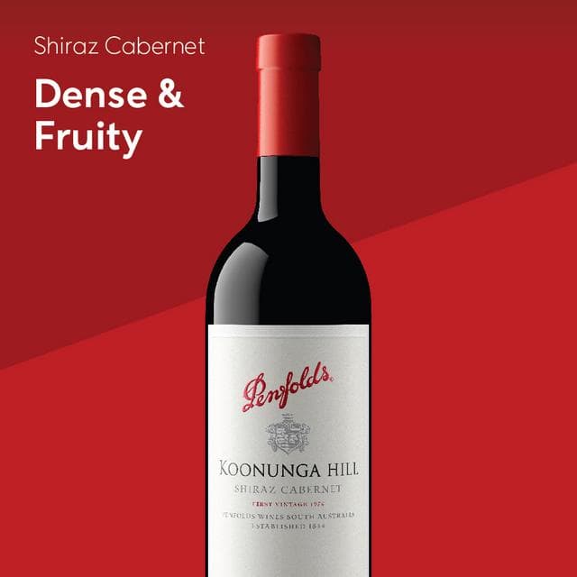 Penfolds Koonunga Hill Shiraz Cabernet Red Wine 75cl - gallery image 2