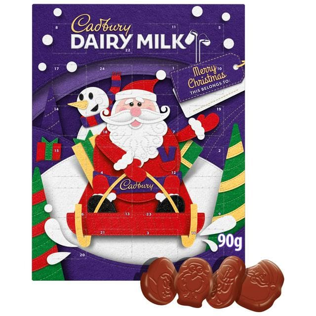 Cadbury Dairy Milk 90g Chocolate Advent Calendar - gallery image 1
