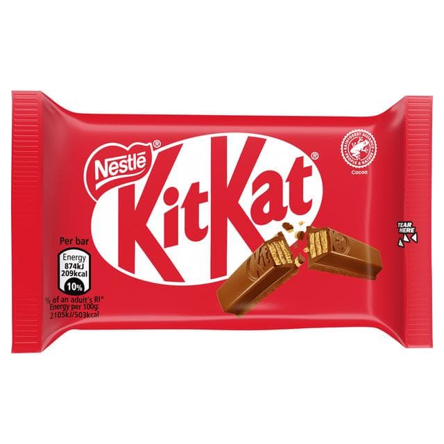 KitKat 4 Finger Milk Chocolate Bar 41.5g - gallery image 2