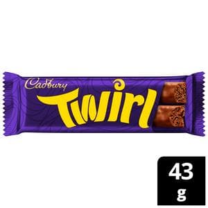 Cadbury Twirl Chocolate Bar Single 43g