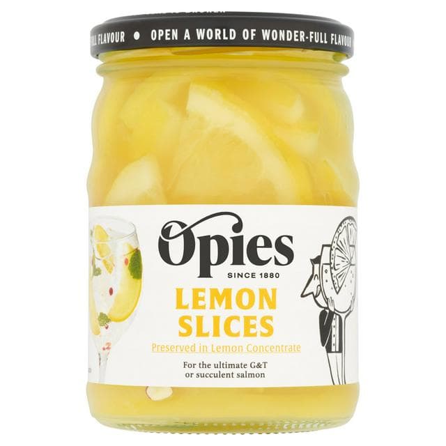Opies Sliced Lemons in Lemon Juice 350g (170g*) - gallery image 1