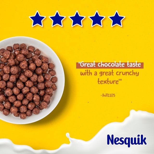 Nestle Nesquik Chocolate Cereal 375g - gallery image 5