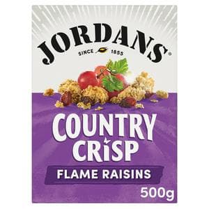 Jordans Country Crisp Flame Raisins Breakfast Cereal 450g