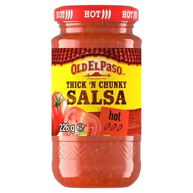 Old El Paso Thick 'N' Chunky Hot Salsa 226g - gallery image 1