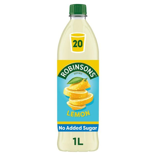 Robinsons Lemon Squash No Added Sugar 1L - gallery image 1