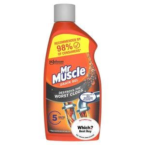 Mr Muscle Max Drain Unblocker Gel 500ml