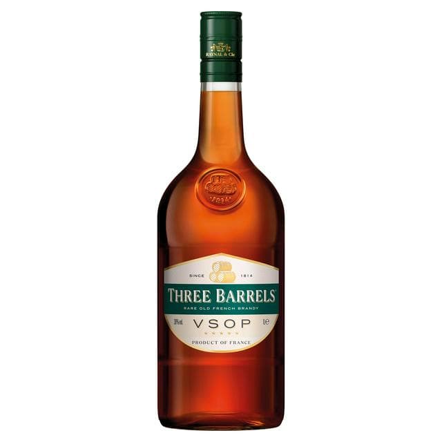 Three Barrels VSOP Brandy 1L - gallery image 1