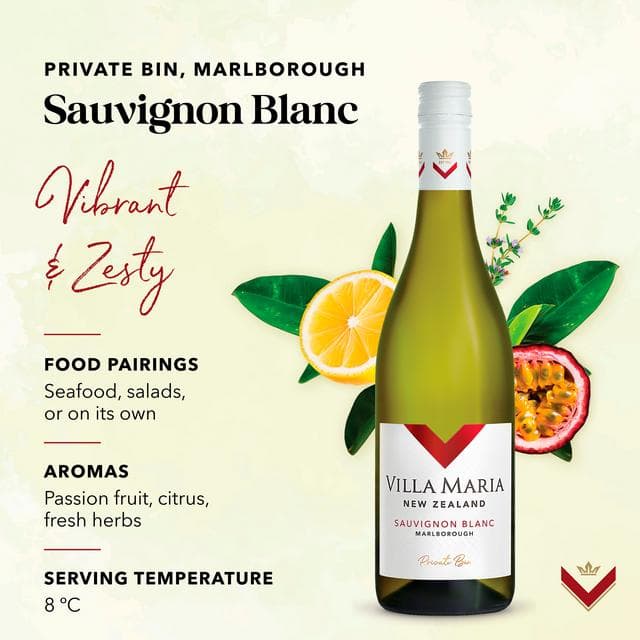 Villa Maria Private Bin Sauvignon Blanc White Wine 75cl - gallery image 2