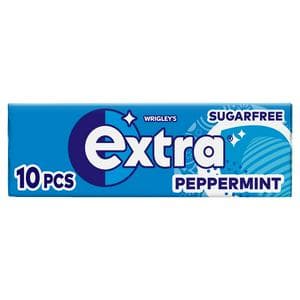 Extra Peppermint Chewing Gum Sugar Free 10 pieces