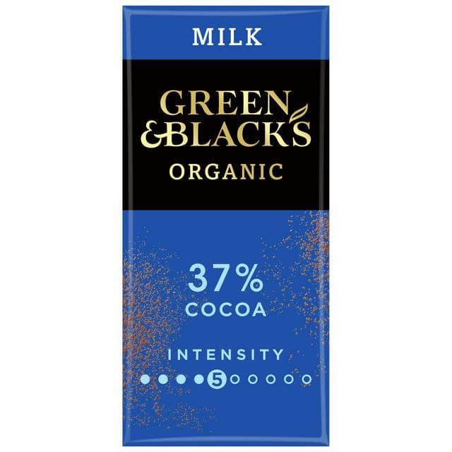 Green & Black's 90g Organic 37% Milk Chocolate Bar - gallery image 1