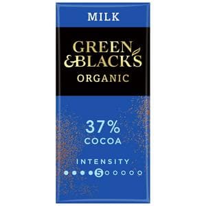 Green & Black's 90g Organic 37% Milk Chocolate Bar
