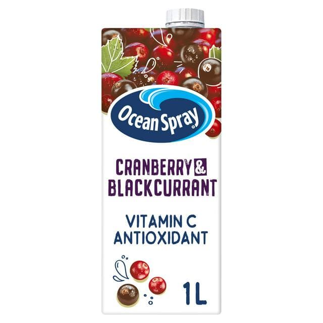 Ocean Spray Juice Drink, Cranberry & Blackcurrant 1L - gallery image 1