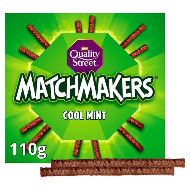 Quality Street 110g Matchmakers Mint Chocolate Box - gallery image 1