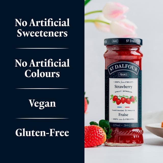 St Dalfour Strawberry Jam 284g - gallery image 3