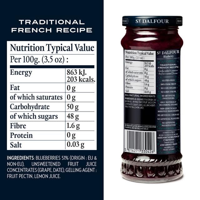 St Dalfour Blueberry Jam 284g - gallery image 5